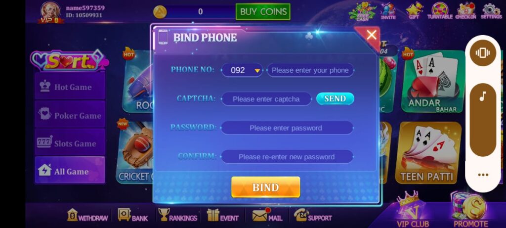 KKCLUB Game Login